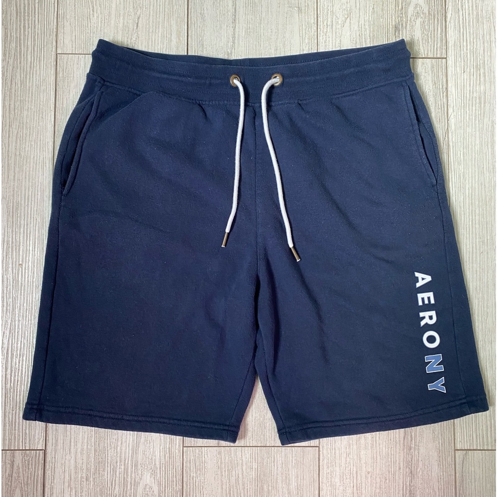 Aeropostale NY fleece shorts in navy | size L
